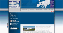 Desktop Screenshot of dcmprecision.com