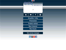 Tablet Screenshot of dcmprecision.com